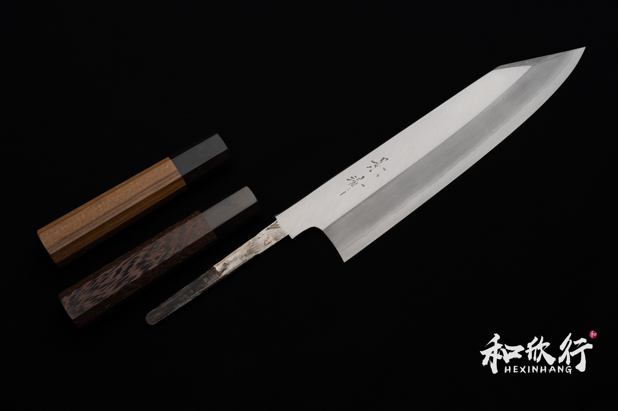 馬場刃物 景清 和切付牛刀240mm 銀三鋼 両鎬 馬場刃物景清Baba-Hamono Kagekiyo 銀三鋼勘所型橫幅切付Kiritsuke